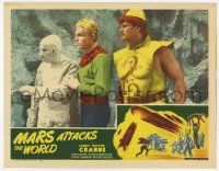 8f736 MARS ATTACKS THE WORLD LC #3 R50 Buster Crabbe as Flash Gordon w/ King of the Clay People!