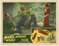 8f737 MARS ATTACKS THE WORLD LC #6 R50 Rogers watches Crabbe as Flash Gordon try to open door!