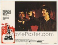 8f740 MEAN STREETS LC #5 '73 great image of crazy Robert De Niro pointing gun, Martin Scorsese!
