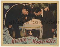 8f742 MELODY & MOONLIGHT LC '40 Johnny Downs & cop find Vera Vague hiding underneath table!