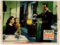 8f750 MIRACLE ON 34th STREET LC #4 '47 John Payne in kitchen with Maureen O'Hara & Natalie Wood!