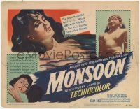 8f226 MONSOON TC '52 beautiful naked Ursula Thiess in the most daring picture ever filmed!