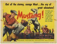 8f234 MUSTANG TC '59 out of the savage West, the cry of great adventure, cool western art!