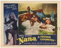 8f772 NANA LC #8 R54 Dorothy Arzner, two sexy French Coquettes laying on bearskin rug!