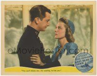 8f773 NAVY BLUE & GOLD LC R41 Robert Young tells pretty Florence Rice he wants to kiss her!