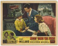 8f776 NEXT TIME WE LOVE LC #4 R48 close up of Margaret Sullavan & Ray Milland smiling at cute boy!