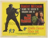 8f246 NIGHT FIGHTERS TC '60 Robert Mitchum blows the screen to kingdom come, Anne Heywood!