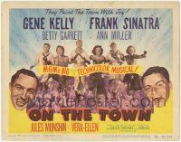 8f263 ON THE TOWN TC '49 Gene Kelly, Frank Sinatra, sexy Ann Miller, Garrett, Stanley Donen!