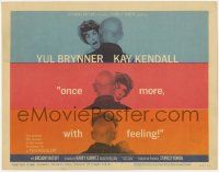 8f264 ONCE MORE WITH FEELING TC '60 romantic close ups of Yul Brynner & Kay Kendall!