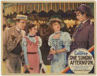 8f789 ONE SUNDAY AFTERNOON LC '33 Neil Hamilton, Frances Fuller & Fay Wray stare at Gary Cooper!