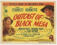8f273 OUTCAST OF BLACK MESA TC '50 Cravath art of Starrett & Smiley, pistols bark as melodies ring!
