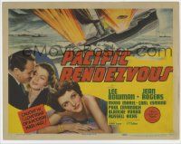 8f283 PACIFIC RENDEZVOUS TC '42 Lee Bowman is caught in a love trap of a modern Mata Hari!