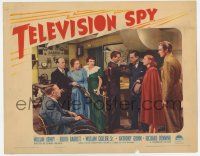 8f910 TELEVISION SPY LC '39 wild scene of entire cast in tense confrontation, two women w/shotguns!