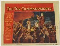 8f911 TEN COMMANDMENTS LC #7 '56 best image of Charlton Heston with the tablets, Cecil B. DeMille