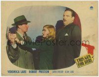 8f927 THIS GUN FOR HIRE LC '42 scared Veronica Lake stops Alan Ladd from shooting Laird Cregar!