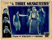 8f931 THREE MUSKETEERS chapter 4 LC '33 Ruth Hall pointing, Pirates of the Desert!