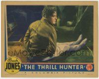 8f934 THRILL HUNTER LC '33 super c/u of Buck Jones seated on floor with hands tied behind him!