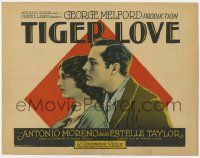 8f349 TIGER LOVE TC '24 Antonio Moreno is aristocrat by day, Wildcat by night, early Howard Hawks!
