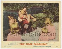 8f940 TIME MACHINE LC #4 '60 H.G. Wells, Rod Taylor saves sexy Yvette Mimieux from river!