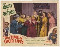 8f941 TIME OF THEIR LIVES LC #8 R51 Colonial Lou Costello pointing gun at amused Bud Abbott!