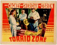 8f949 TORRID ZONE LC '40 James Cagney & Devine watch sexy Ann Sheridan smiles at Helen Vinson!