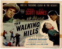 8f356 WALKING HILLS TC '49 Randolph Scott, Ella Raines, directed by John Sturges!