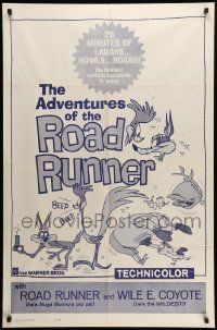 8g023 ADVENTURES OF THE ROAD-RUNNER 1sh '62 Mel Blanc, Chuck Jones, Looney Tunes & Merrie Melodies