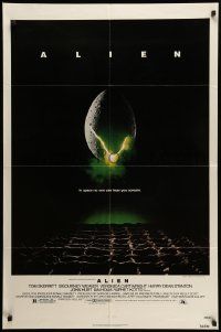 8g029 ALIEN 1sh '79 Ridley Scott outer space sci-fi monster classic, cool egg image!