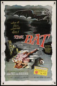 8g064 BAT 1sh R80s great horror art of Vincent Price & sexy fallen girl!