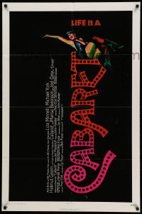 8g123 CABARET 1sh '72 Liza Minnelli in Nazi Germany, directed by Bob Fosse, Joseph Caroff art