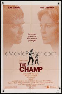 8g130 CHAMP 1sh '79 great images of Jon Voight boxing with Ricky Schroder, Faye Dunaway!