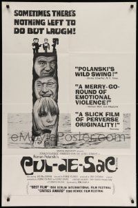 8g157 CUL-DE-SAC 1sh '67 Roman Polanski, Donald Pleasance, Francoise Dorleac