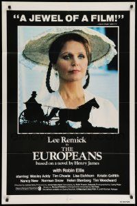 8g203 EUROPEANS int'l 1sh '79 great portrait image of Lee Remick & carriage silhouette!