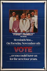 8g232 FIRST FAMILY 1sh '80 Gilda Radner, Madeline Kahn, Bob Newhart as President!