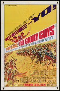 8g287 GLORY GUYS style A 1sh '65 Sam Peckinpah, epic Civil War battle art by Frank McCarthy!