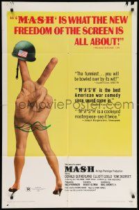 8g487 MASH 1sh '70 Elliott Gould, Korean War classic directed by Robert Altman!