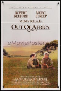 8g593 OUT OF AFRICA int'l 1sh '85 Robert Redford & Meryl Streep, Sydney Pollack!