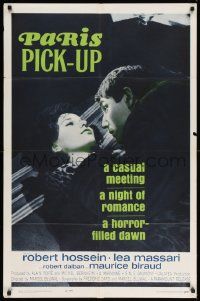 8g606 PARIS PICK-UP 1sh '63 Le Monte-Charge, a night of romance, a horror-filled dawn!