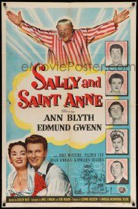 8g702 SALLY & SAINT ANNE 1sh '52 Ann Blyth, Edmund Gwenn, Frances Bavier!