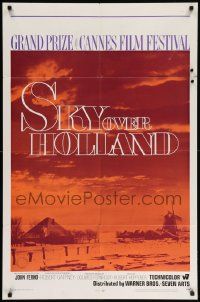 8g758 SKY OVER HOLLAND 1sh '68 travel documentary directed by John Fernout!