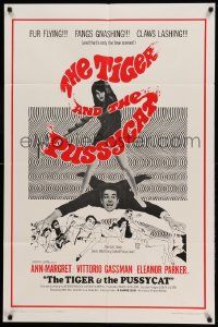 8g859 TIGER & THE PUSSYCAT 1sh '67 Il Tigre, sexy Ann-Margret dominates Vittorio Gassman!