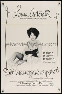 8g861 TILL MARRIAGE DO US PART 1sh '79 Laura Antonelli, the most beautiful woman in film today!