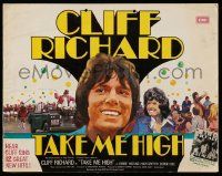 8h805 TAKE ME HIGH English pressbook '73 art of Cliff Richard, hear him sing 12 great new hits!