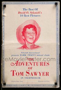 8h378 ADVENTURES OF TOM SAWYER pressbook '38 Tommy Kelly as Mark Twain's classic character!