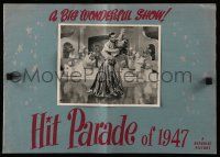 8h540 HIT PARADE OF 1947 pressbook '47 Eddie Albert, Woody Herman, a great big wonderful show!