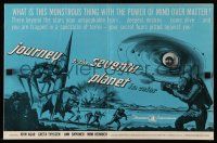 8h581 JOURNEY TO THE SEVENTH PLANET pressbook '61 they have terryfing powers of mind over matter!