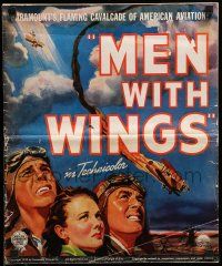 8h643 MEN WITH WINGS pressbook '38 William Wellman, art of Fred MacMurray, Ray Milland & Campbell