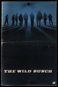 8h869 WILD BUNCH pressbook '69 Sam Peckinpah cowboy classic, William Holden & Ernest Borgnine