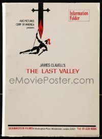 8h363 LAST VALLEY English presskit '71 James Clavell. Michael Caine, contains much information!