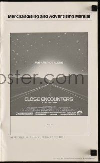 8h454 CLOSE ENCOUNTERS OF THE THIRD KIND pressbook '77 Steven Spielberg sci-fi classic!